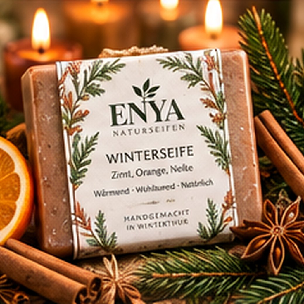 Winterseife: Zimt, Orange, Nelke